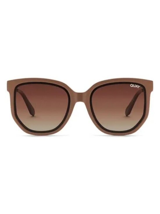 Quay Australia Accessories - QUAY Coffee Run - Oat frame / Brown Polarized lens Sunglasses- NWT